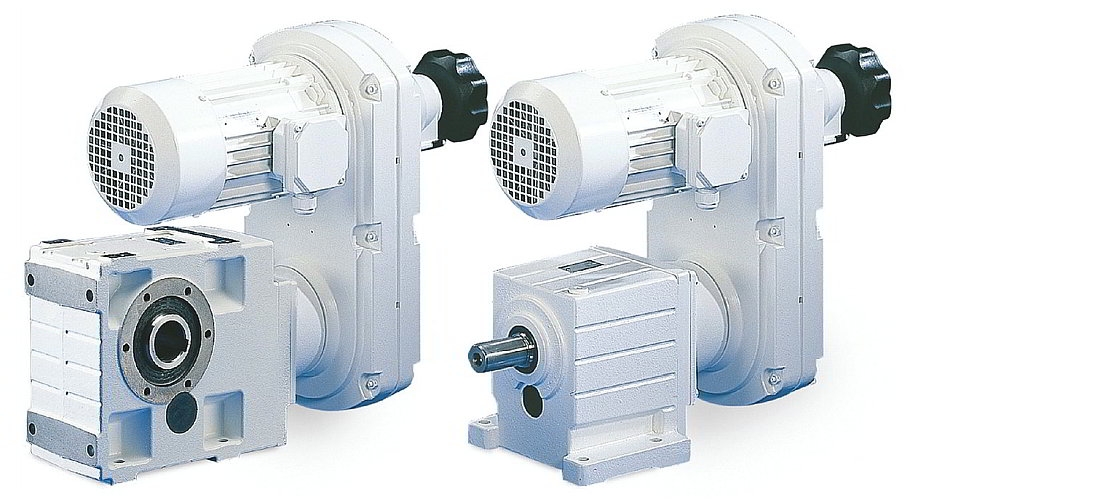 Lenze GST helical gearboxes with mechanical adjustment geared motors Lenze GST helical gearboxes with mechanical adjustment geared motors
