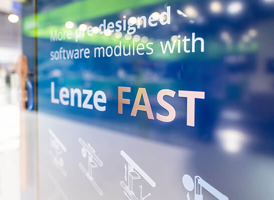 Illustration of Lenze FAST on a monitor